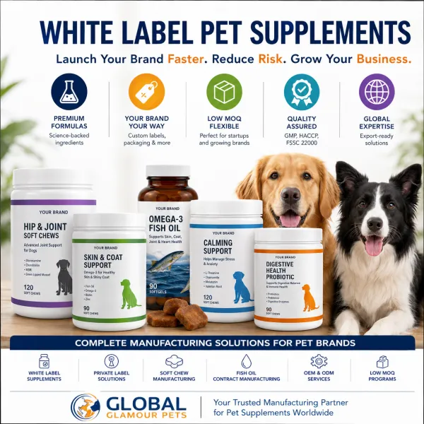 White Label Pet Supplements: Startup Guide for New Pet Brands in 2026