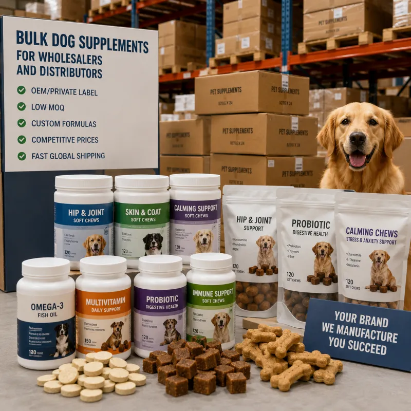 Bulk Dog Supplements for Wholesalers and Distributors: OEM Solutions for Global Pet Brands