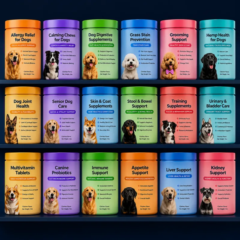 Low MOQ Dog Supplements for Startups: OEM Solutions for Small Pet Brands